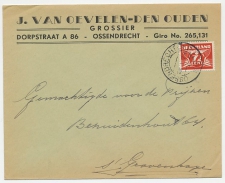 Firma envelop Ossendrecht 1942 - Grossier