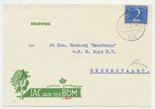 Firma briefkaart Oudenbosch 1956 - Boomkwekerij