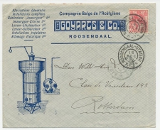Firma envelop Roosendaal 1907 - Acetylene / Carburateur