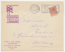 Firma envelop Rotterdam 1930 - Assurantien / Spoorwegen/ Overweg
