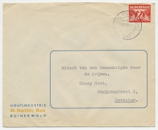 Firma envelop Ruinerwold 1943 - Houtindustrie