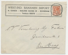 Firma envelop Schiedam 1930 - Bananen Import