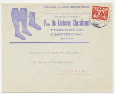Firma envelop St. Jansteen 1942 - Breigoedfabriek / Kousen / Sok
