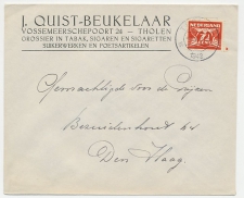 Firma envelop Tholen 1942 - Tabak / Sigaren / Suikerwerk