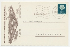 Firma briefkaart Tilburg 1967 - Twernerij / Ververij