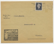 Firma envelop Utrecht 1947 - Musica / Voordrachten / Toneel