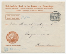 Envelop Vries 1943 - Reddingsbond