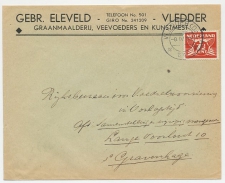 Firma envelop Vledder 1941 - Graanmaalderij