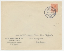 Firma envelop Westzaan 1930 - Houthandel
