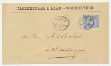 Firma envelop Wormerveer 1895 - Bloemendaal & Laan