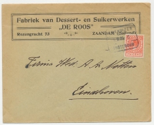 Firma envelop Zaandam 1929 - Dessert / Suikerwerk