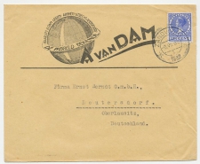 Firma envelop Zandvoort 1932 - Wereld / Globe