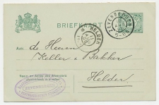 Briefkaart Zevenbergen 1906 - Beetwortelsuiker industrie