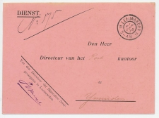 Dienst  Leeuwarden - IJmuiden 1903 - Gevangenis / P&T kleding   