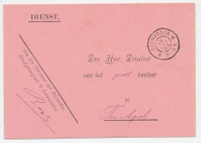 Dienst  Leeuwarden - IJmuiden 1898 - Gevangenis / P&T kleding   