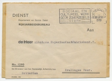 Dienst Rotterdam - Kralingse Veer 1948 - Hergebruik etiket