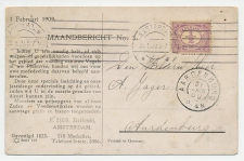 Em. Vurtheim Amsterdam - Aardenburg 1909 - Maandbericht