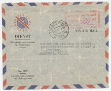 Dienst Den Haag - USA 1954 - Taxe Percue