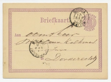 Briefkaart G. 7 Firma Blinddruk Gouda 1876