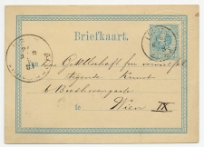 Briefkaart G. 10 Firma Blinddruk Leiden 1878