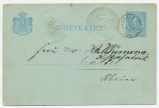 Briefkaart G. 25 Firma Blinddruk Loenen 1883