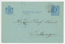 Briefkaart G. 25 Firma Blinddruk Amsterdam 1884