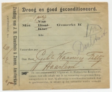 Amsterdam - Haarlem 1905 - Begeleidingsbrief
