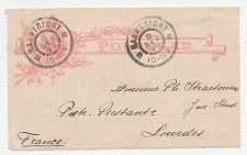 Postblad Maastricht - Frankrijk 1899 - Poste Restante