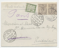 Em. Bontkraag Leur - Zwitserland 1922 - Poste Restante