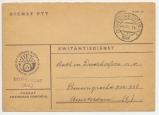 Dienst PTT Duivendrecht - Amsterdam 1957 - Kwitantiedienst