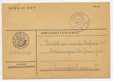 Dienst PTT Drunen - Amsterdam 1957 - Kwitantiedienst