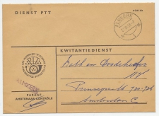 Dienst PTT Almkerk - Amsterdam 1958  - Kwitantiedienst