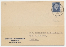 Em. Hartz Tegelen - Veendam 1948 - Stempelfout