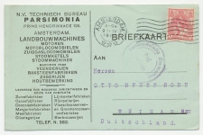 Firma briefkaart  Amsterdam 1919 - Landbouw / Motoren etc.