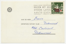 Briefkaart Apeldoorn 1964 - Rotary club