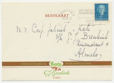 Firma briefkaart  Almelo 1952 - Bedrijfskleding