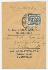 Firma envelop Amsterdam 1946 - Drogisterij