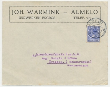 Firma envelop Almelo 1933 - Uurwerken