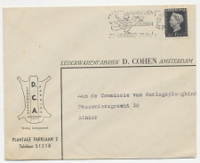 Firma envelop Amsterdam 194? - Lederwarenfabriek