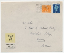 Firma envelop Amsterdam 1949 - Victoria Hotel