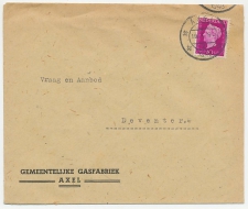 Firma envelop Axel 1948 - Gasfabriek