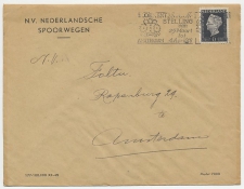 Firma envelop Amsterdam 1948 - Ned. Spoorwegen