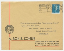 Firma envelop Amsterdam 1950 - Verf / Glas / Bok