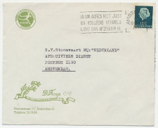 Firma envelop Amsterdam 1962 - Bloemsierkunst