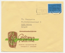 Firma envelop Maastricht / Amsterdam 1972 - Hoedenfabriek 