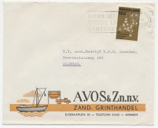 Firma envelop Arnhem 1962 - Zand- Grinthandel