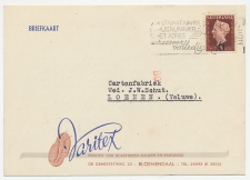 Firma briefkaart Bloemendaal 1950 - Elastieken kousen / Bandages