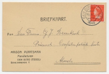 Firma briefkaart Den Burg Texel 1948 - Manufacturen