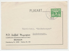 Firma briefkaart Brunssum 1942 - Woninginrichting