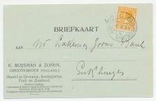 Firma briefkaart Grootebroek 1926 - Groenten / Fruit / Aardappel